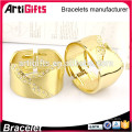 Promotional square shaped simple design blank bangles